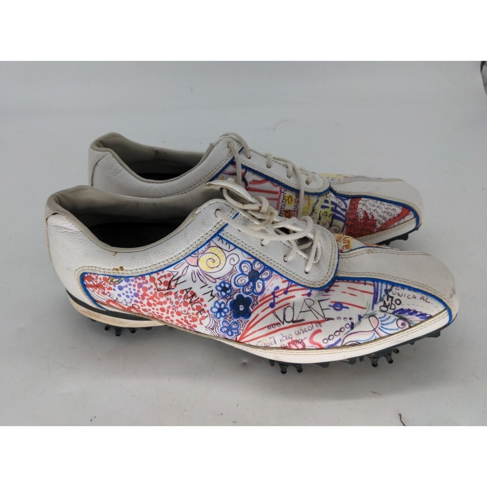 FootJoy LoPro Collection Golf Shoes Graffiti Soft Spike 97054 Sz.8M.   S8